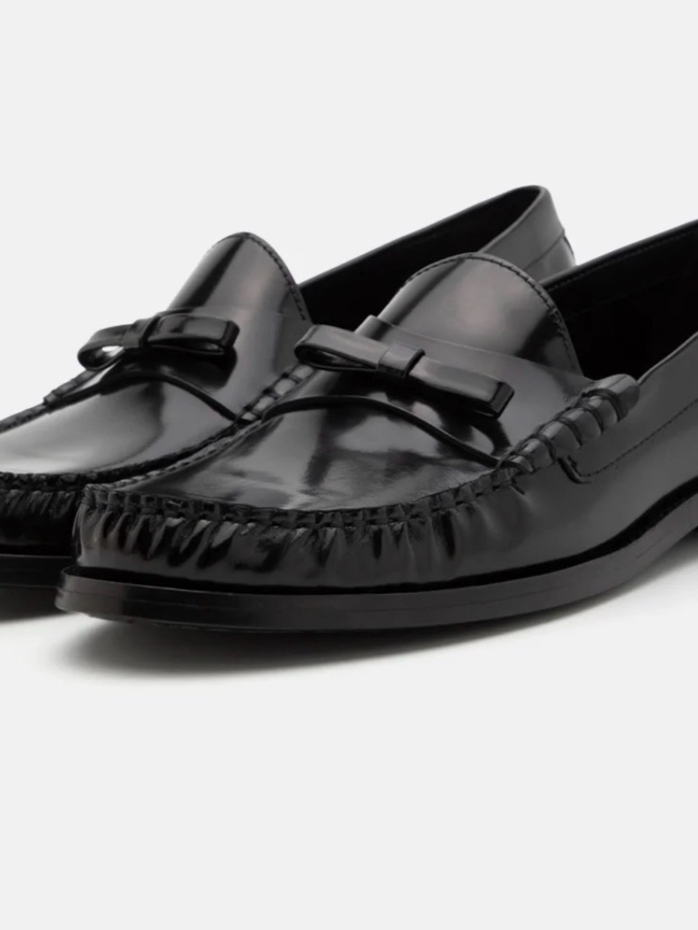 Stuart Weitzman Lottie Bow Loafers | 10 - Made in Spain 🇪🇸 - Picture 4 of 9